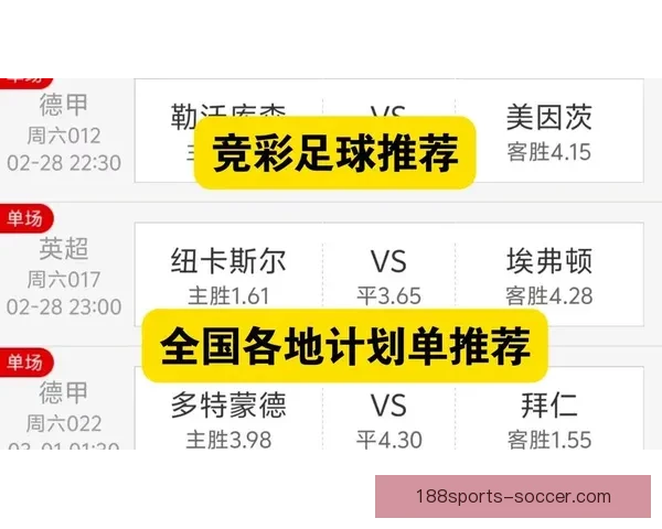 精准足球赛事预测与竞彩分析策略全攻略